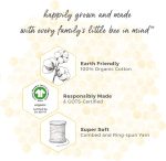 Burt's Bees Baby Unisex Baby - Baby Booties, Organic Cotton Adjustable Infant Shoes Slipper Sock - Image 9